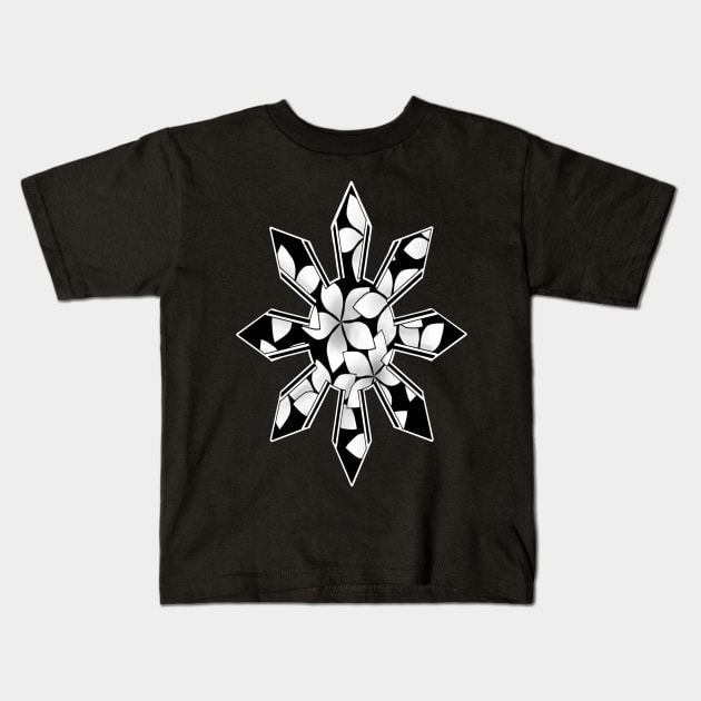 filipino sun Kids T-Shirt by elywick